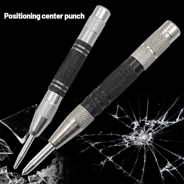 En 4-tommer gul center punch automatisk center punch