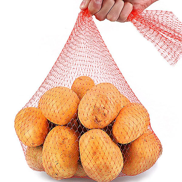 Vegetabiliskt förpackningsnät Ägg nätpåse, återanvändbar expanderbar mångsidig för frukt grönsaker skaldjur Producera