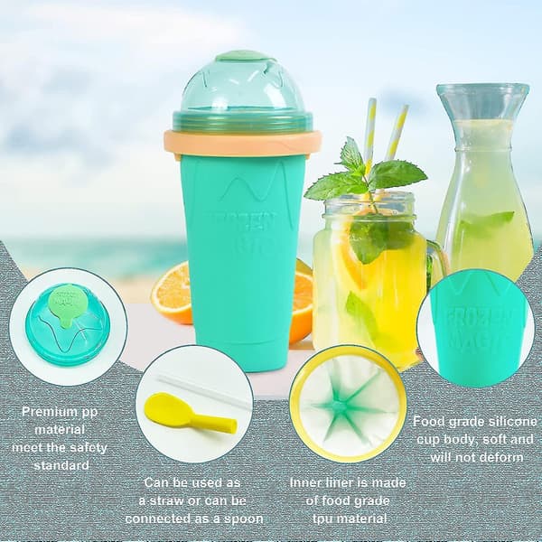 Slushie Maker Cup Magic Quick Frozen Smoothies Cup（Style 1）