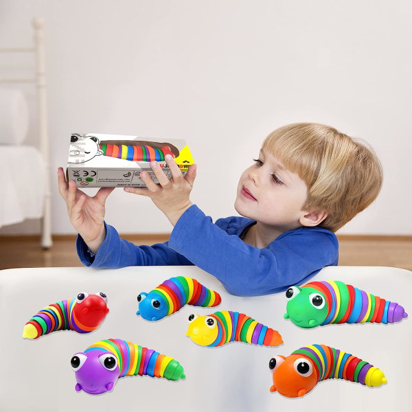 Toy, Sensory Slug Desktop Toys Relief Anti-Anxiety Decompressi