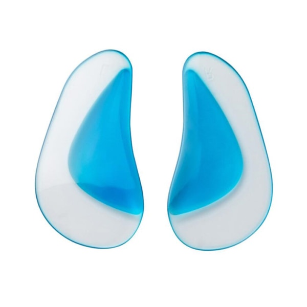 2 par ortopediska innersula Silikon Gel Pad Arch Orthotic innersula Flat Foot (blå)