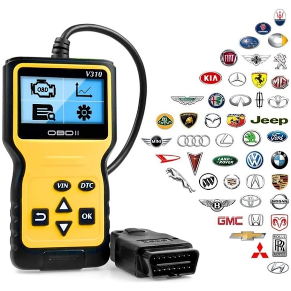 OBD2-diagnoseværktøjer til køretøjer - Fejlkode-læser - Multifunktionel scanner