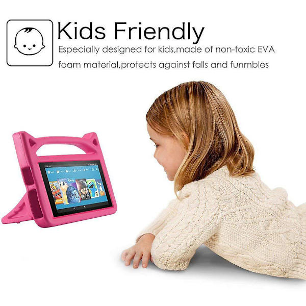 1 kpl Sopii Kindle-tabletille, suojaava kotelo lapsille, kädessä pidettävä tabletti Eva-suojaava kotelo