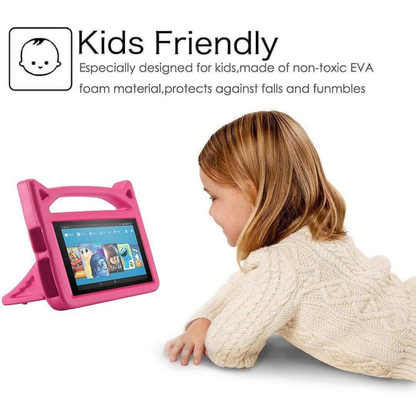 1 st Lämplig för Kindle Tablet Case, Barns Handheld Tablet Eva Case