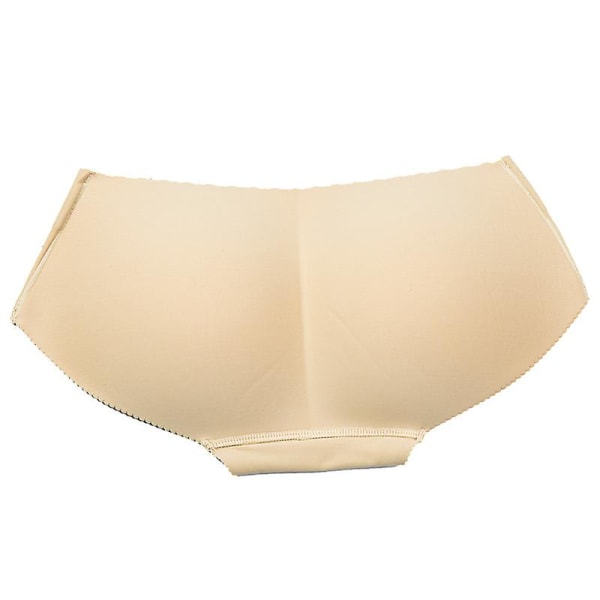 Kvinners rumpepolstrede undertøystruser Knickers Bum Lift Enhancer Bukser Shapewear（M Nude）