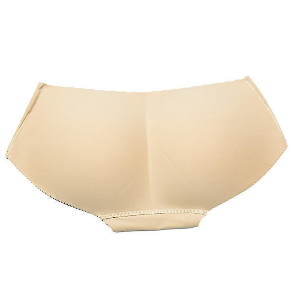Kvinnors rumpkuddar vadderade underkläder trosor knickers rumpa lyft förstärkare byxor shapewear（S naken）