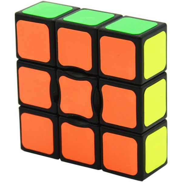 1x3x3 Magisk kube Floppy 1x3x3 Magisk kube 133 Speed ??Kube Svart