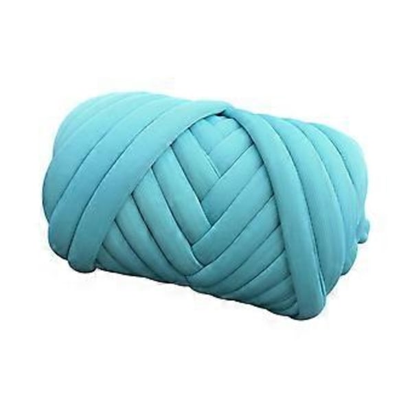 1000G Chunky Garn Jumbo Rørformet Garn DIY Vægt Garn Håndstrik Hækling Armstrik Garn Voluminøst Garn til Hatte Kurve Kæledyrsseng Vævning Tørklæde Blå Blue