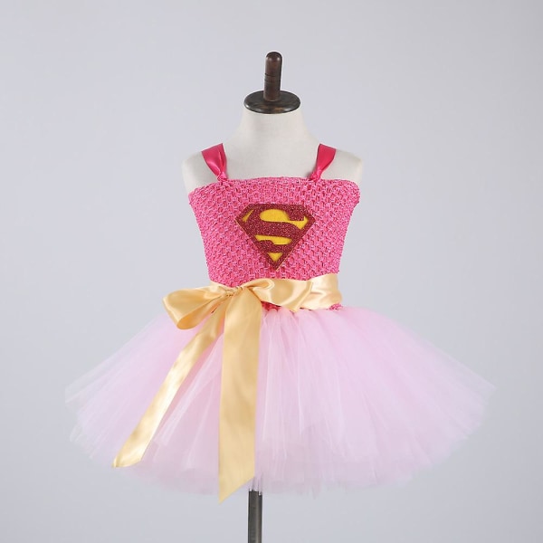 The Avengers Gladiator Uniform Cosplay Girls Tutu Dress Customs（L Pink）