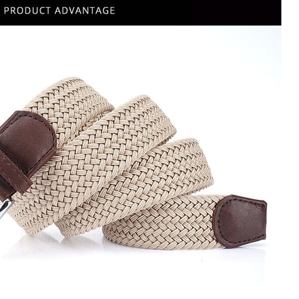 Herrebælte, bredde 3,4 cm (beige)