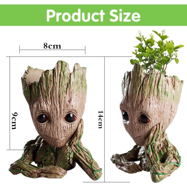 Baby Groot Flowerpot, Baby Groot Action Figures Fashion Guardians