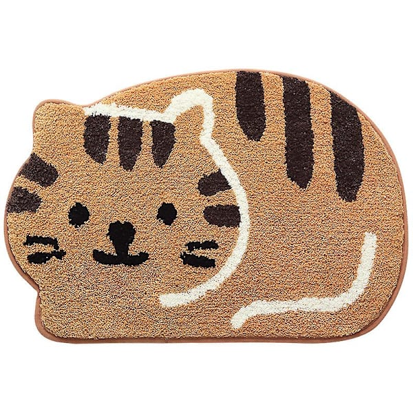 Flocking Animal Shaped Door Pad Bathroom Mat For Home Bathroom Door Slip Rug