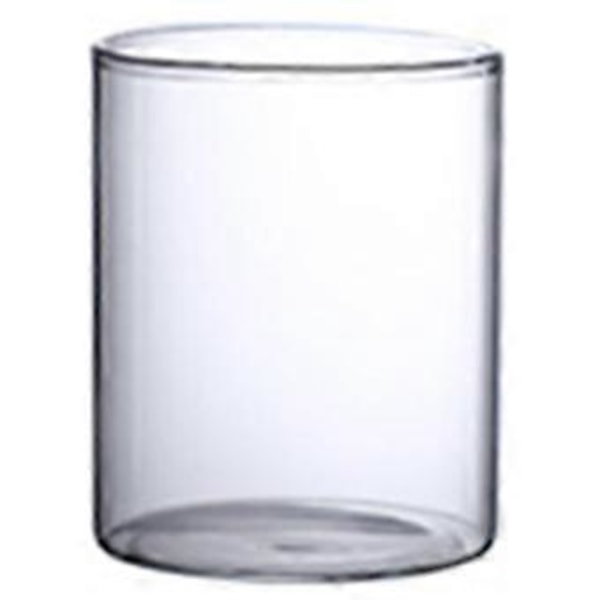 Klar Glass Blomstervase Minimalistisk Glassvase Sylinder Blomstervase for Bryllup Stue Dekorativ Gave 10x15cm
