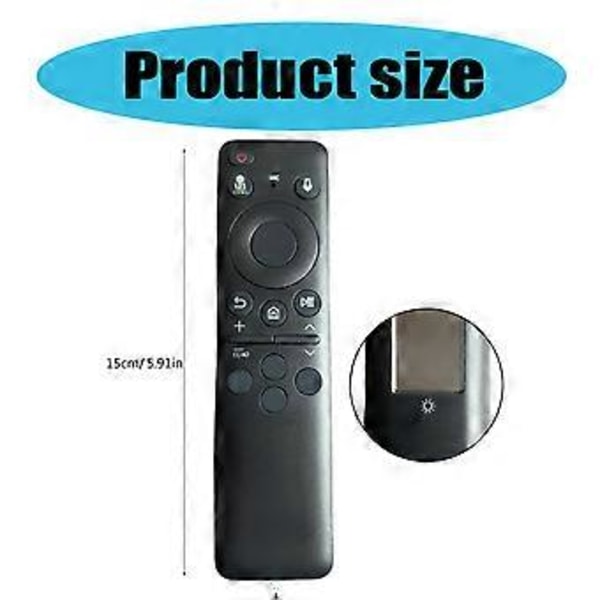 Fjärrkontroll för TV med röststyrning BN59-01432A TM2360E för LS03C Q60C/70C/80C N800C QN900C S95C Engelsk version