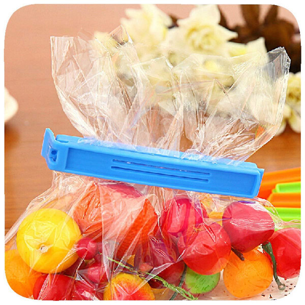 30 st Snacks Plastpåse-klämmor Klämma Påse Stängning Tätning Påse Klämmor Mat Stängning Klämmor För Köket Snack Påse Havregryn Påse