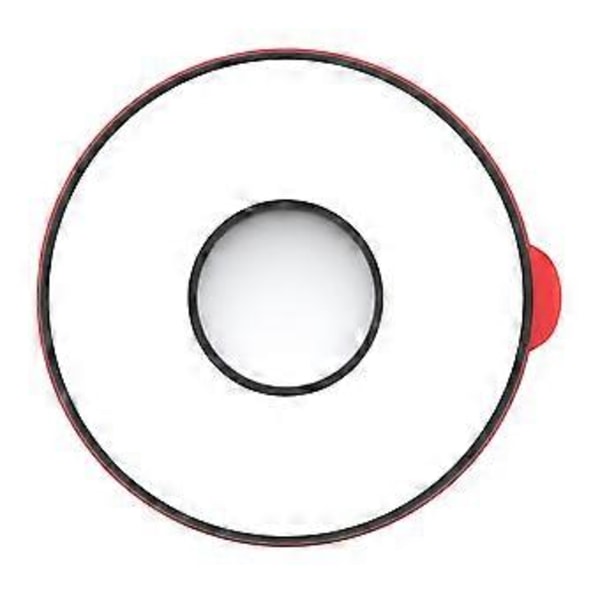 AirTag-pidikekotelo liimatarra TPU+PC suojatrackerin etsintäsuojalla - Punainen Red