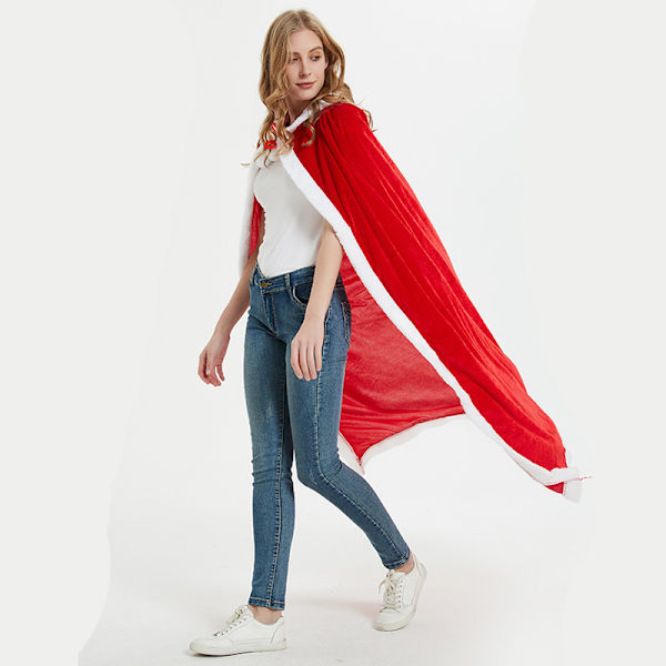 Julkläder 100cm Julkappor Kappor Lilla Röda Riddarhuvan