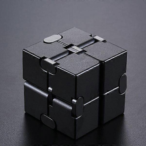 3 stk. Fidget Cube Dekompressionslegetøj Infinity Cube, Stress- og Angstdæmpende for Kontoransatte, Silikoneoverflade