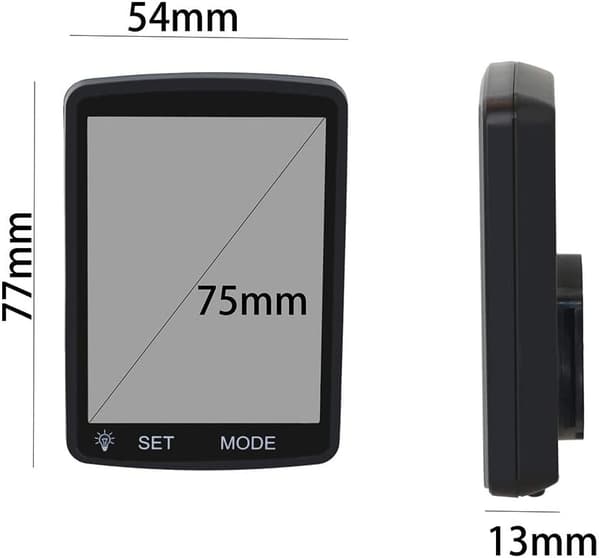 Trådløs sykkelcomputer 12 funksjoner vanntett speedometer speedo