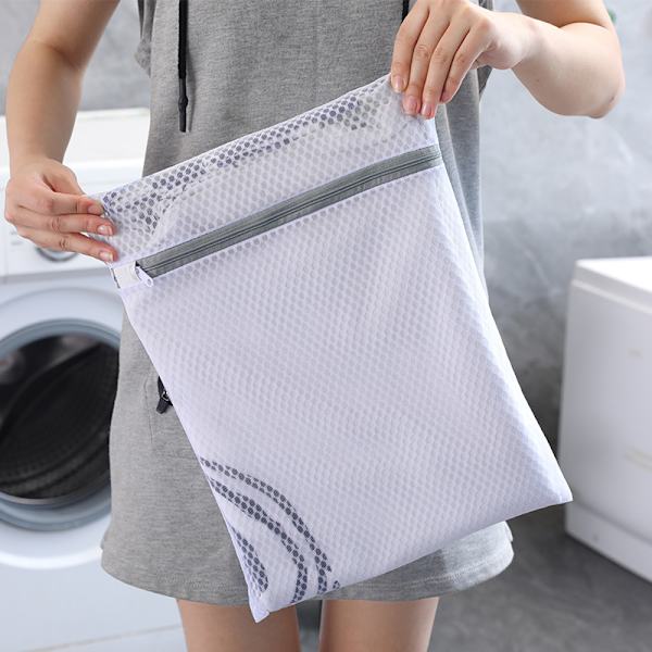Set med 4 vaskemaskin, mesh klesvaskpose, klesvasknett
