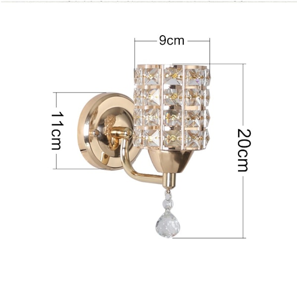 1 stk. moderne minimalistiske LED-energibesparende kreativ varm lampe til soveværelse, stue og baggrundsvæg