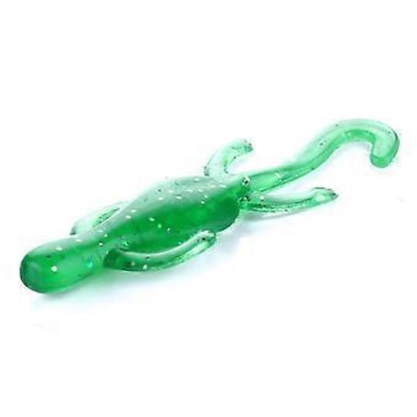 SO103 10 STK 5cm/1g Gecko-formet Simuleringsfisk Agn Mykt Agn for Fiske Green