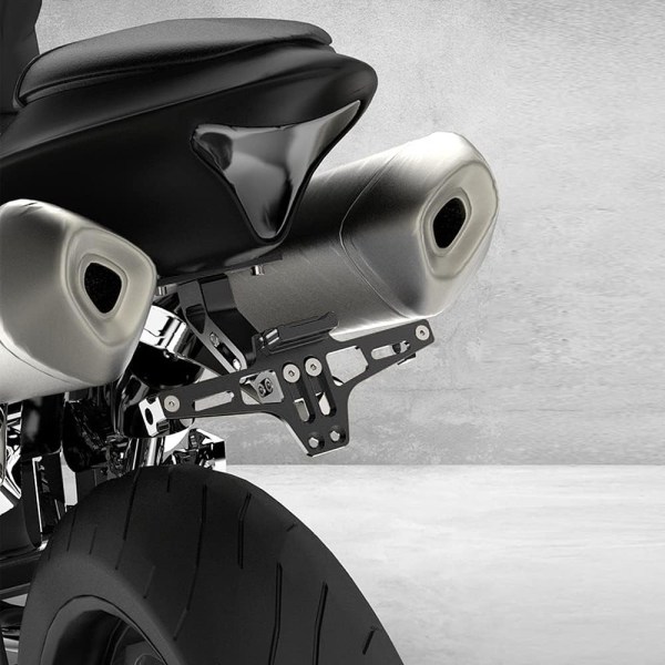 Motorcykel Nummerplade Beslag Motorcykel Baglygte Universal Justerbar Vinkel