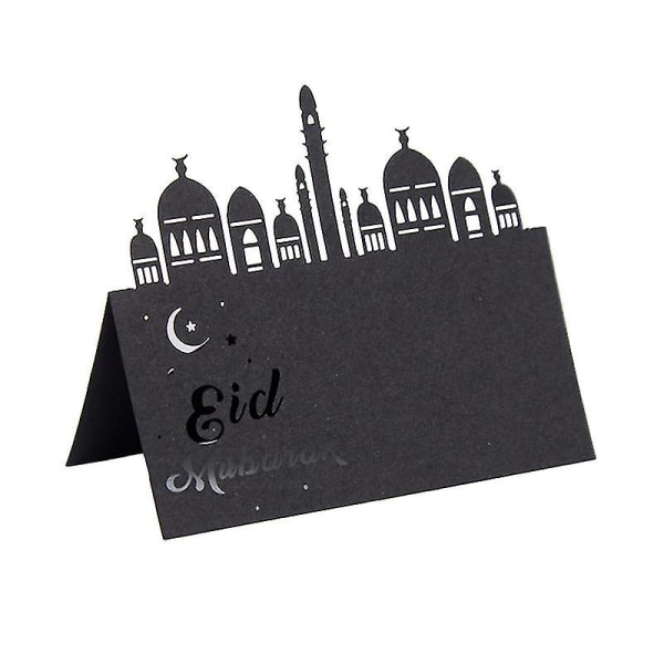 10/20/30 st Eid Mubarak Vykort Kort Ramadan Fest Sittkort Ihåliga Platskort Glad Eid Ramadan Kareem Muslim