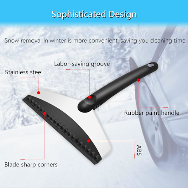 Isskrapa Bilskrapa Snöskyffel Skrapa Frost Sque