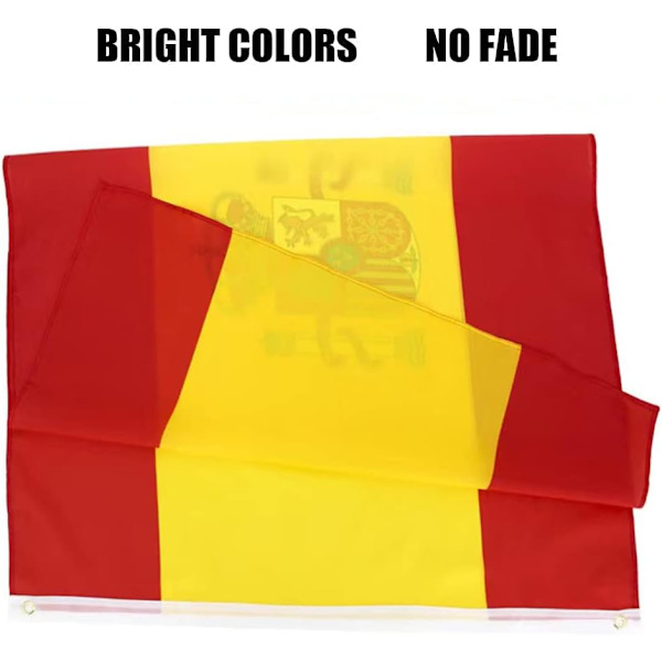 Espanjan lippu 3x5 ft ulkotiloihin - (Espanjan lippu)
