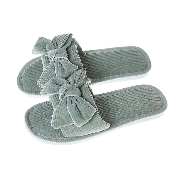 Korduroyhousut Solmukka Pörröiset Liukumäet Kotitossut Naisille Slip On Memory Foam Sandaalit Tossut Avoimet Varvassandaalit Naiset Litteet Spa Liukumäet Tossut Talo Sh