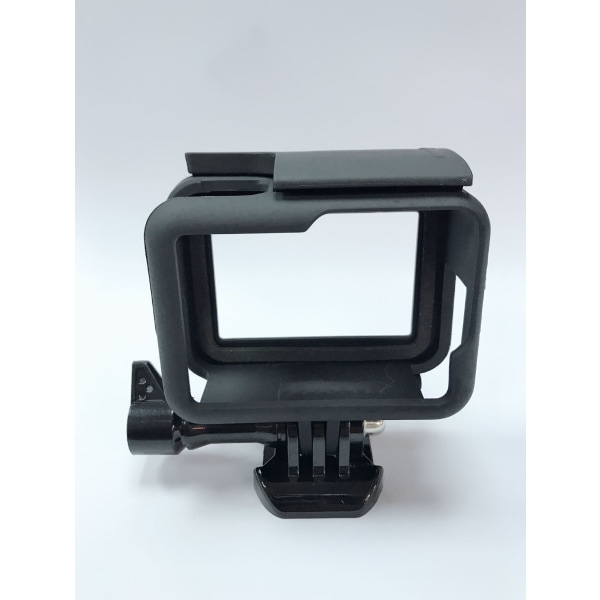 Skyddshusram kompatibel med GoPro Hero6/5 skalkant med avtagbar rörlig sockel och skruvar