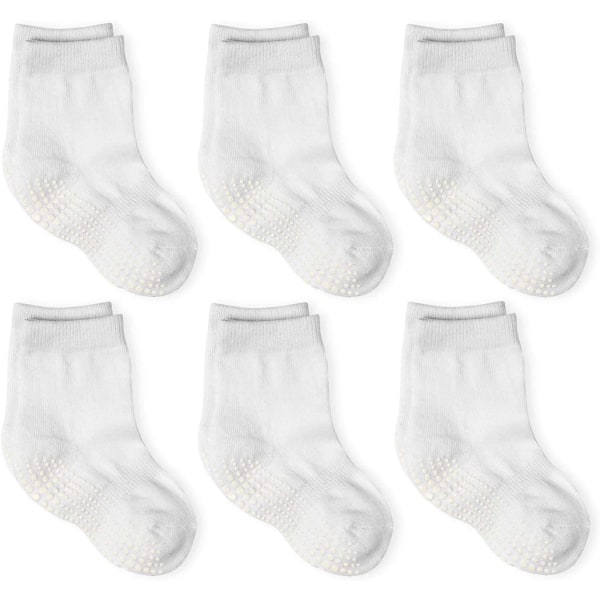 Sklisikre barnesokker 4 - 7 år - 6 par sokker til