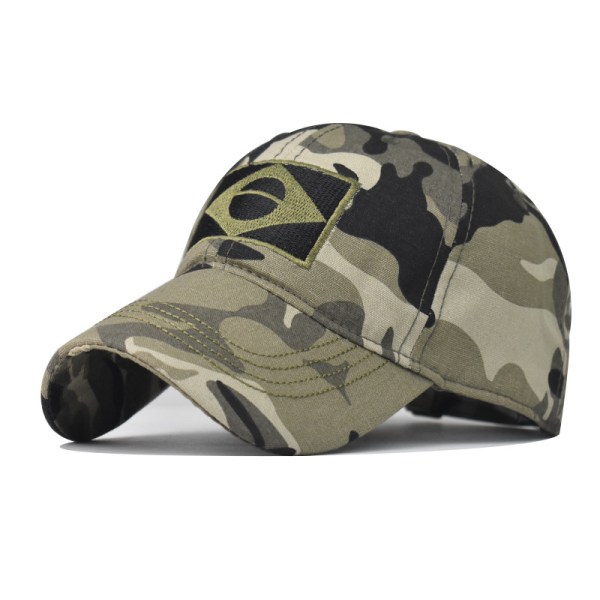 Militaire fan tongue casquette homme outdoor casual alpinisme visera casquette de baseball camouflage drapeau brésilien casquette militaire