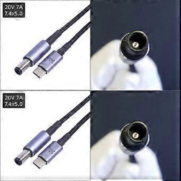Praktisk PD140W Computer Opladerkabel Effektiv Strømforsyning & Hurtig Data Synkronisering til Laptops, Notebooks 8