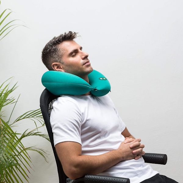 Mini Cervikal Massagekudde (2021 Ny Modell) - 6 Massage Modes Ergonomisk Massagekudde Grön