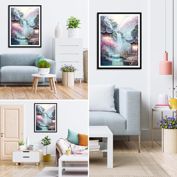 (43) 3 kappaletta DIY timanttimaalaus joulupaketti, 5D joulukoriste