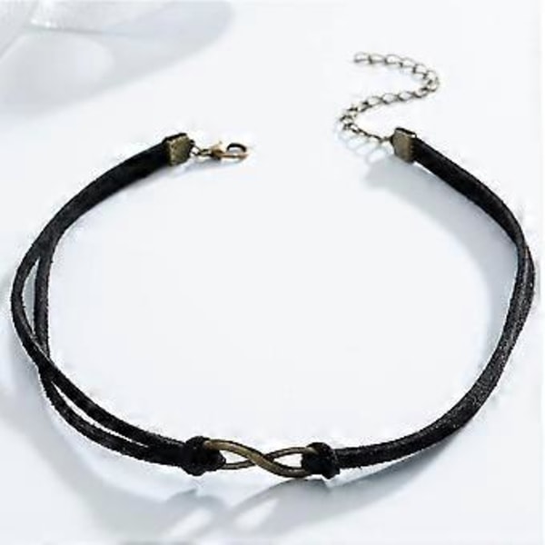 Choker Halskæde Guld Cirkel Halskæde Smykker til Kvinder og Piger Charm