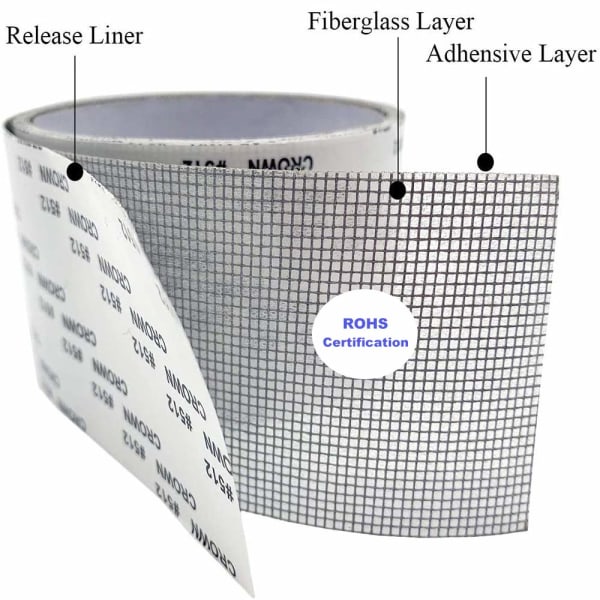 Myggenet Reparationstape, Myggenet Lapning Vindue Repai