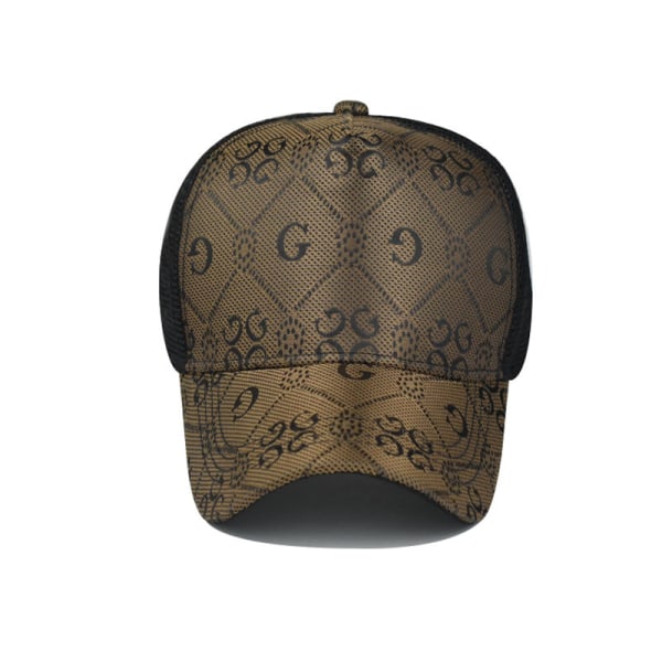 G alfabet baseball kasket mænd kvinder tartan duck tongue cap ternet mode cap