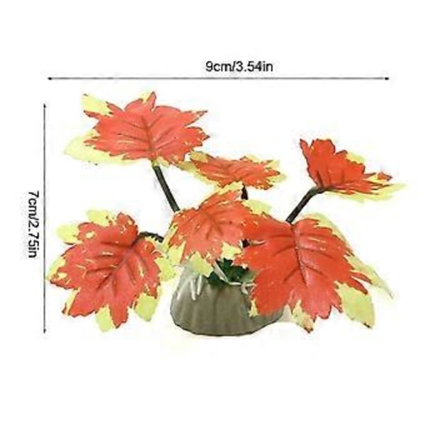 Akvarier Livagtige Kunstige Planter Akvatisk Dekoration Akvariedekor Akvarium Ornament Ferskvandslandskabspleje 10 STK 9