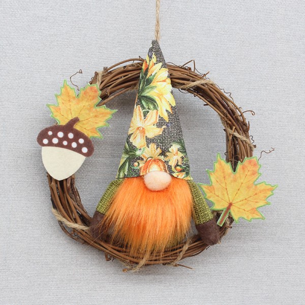 Höst Tack Thanksgiving Dekoration Gnome Plysch 2 PCS Höst Thanksgiving