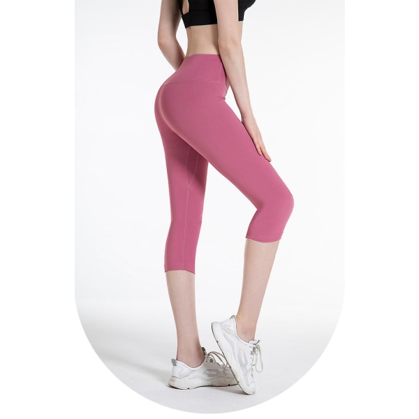 Leggings med hög midja för kvinnor Workout Leggings Yogabyxor för kvinnor（XL）