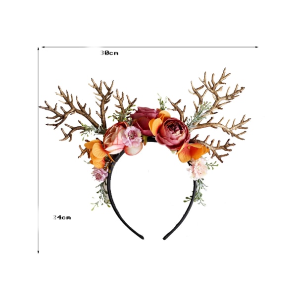 Elg julehodeplagg, simulert blomsterhodeplagg