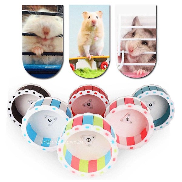 Hjul Hamsterövningar Hamster Fitnessleksak Hamster Spel Hamster Löpband Hamsterleksak grön och vit