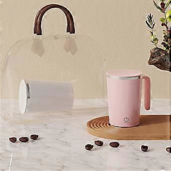 Elektrisk Shake Kop 400ml Automatisk USB Opladning Omrøringskop Dovenskab Bærbar