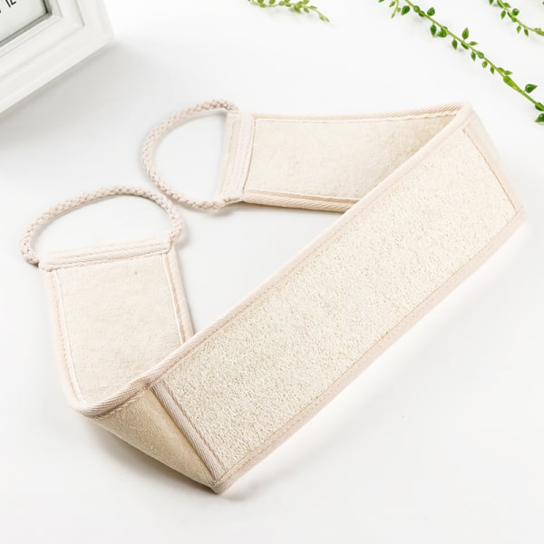 Luonnollinen luffa pitkä selänpesin pyyhe kuiva hamppu vanha kylpypyyhe luffa hiero selkää kylpynauha
