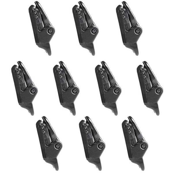 10st PC campingklämmor, markis presenning clips, tarp clamps, tarp clips