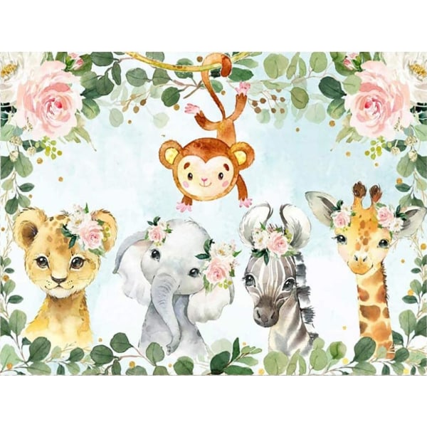 Jungle Safari Animals Diamond Painting Kits - 5D Diamond Art Kits