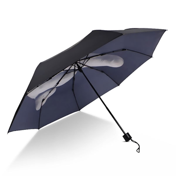 Cool Middle Finger Paraply Regn Kvinnor Paraply Män Vindtät Fällbar Parasol